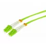 Tecline HD OM5 LC duplex para LC duplex Cabo de patch de fibra ótica multimodo, 50/125 µm, verde-limão, 25 m 796LL25