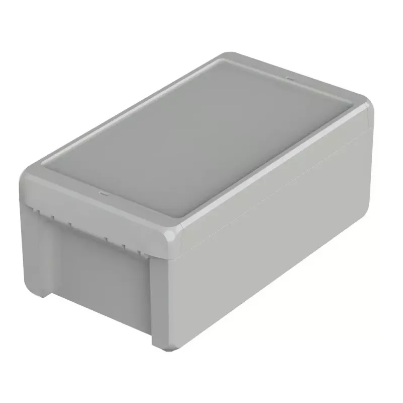 BOPLA Euromas II Caixa de parede, ABS, cinzento-claro RAL 7035, 125 x 231 x 90 mm, IP65 96035235