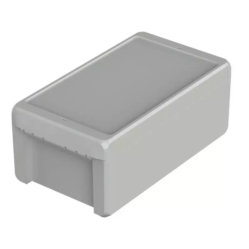 BOPLA Euromas II Caixa de parede, ABS, cinzento-claro RAL 7035, 125 x 231 x 90 mm, IP65 96035235