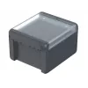 BOPLA EUROMAS II Caixa de parede, policarbonato, cinzento-grafite (RAL 7024), 151 x 125 x 90 mm, IP65, IK08, 96023234