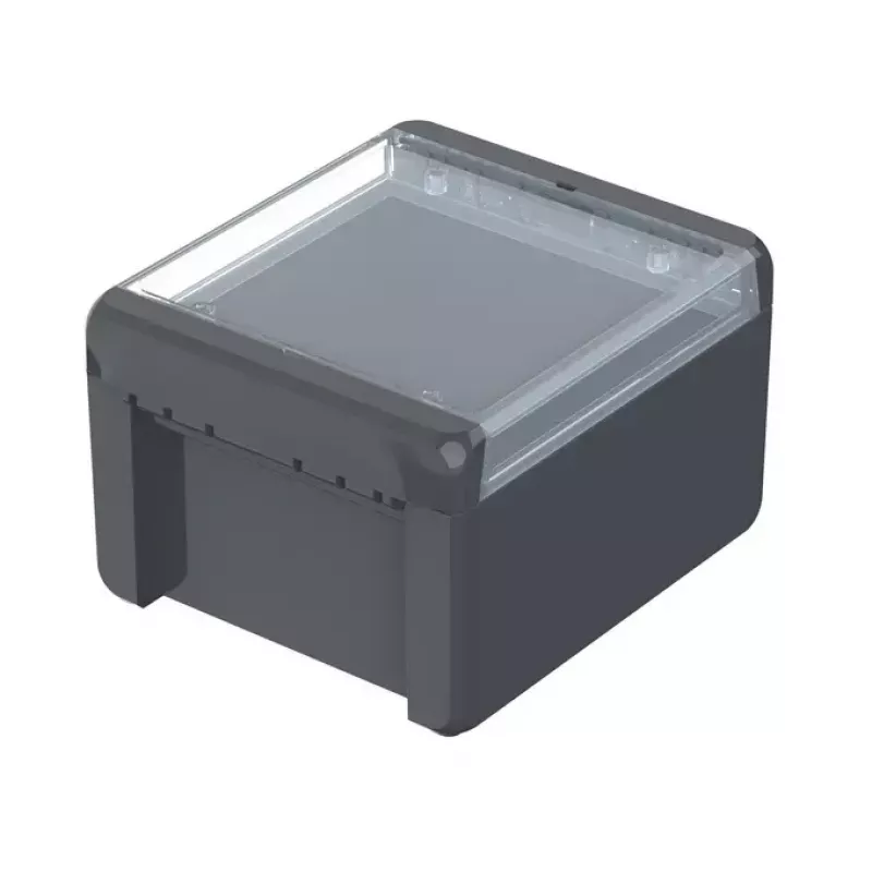 BOPLA EUROMAS II Caixa de parede, policarbonato, cinzento-grafite (RAL 7024), 151 x 125 x 90 mm, IP65, IK08, 96023234