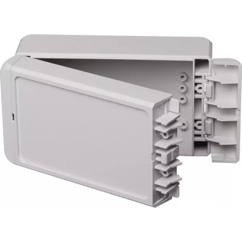 BOPLA CombiNorm-Compact caixa de parede, ABS, cinzento claro RAL 7035, 151 x 80 x 60 mm, IP65 96033125