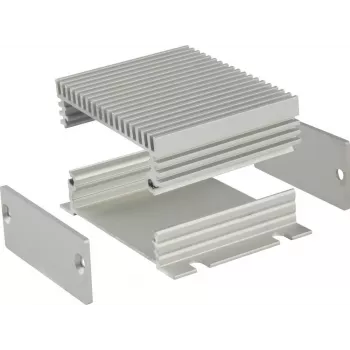 Bopla FILOTEC F 524-80 KWL caixa de perfil de alumínio, 55,3 x 24,4 x 80 mm, anodizado 97453080.H