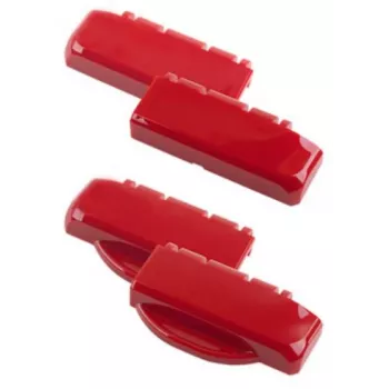 Bopla B SC HB PC-V0-3000 fecho de dobradiça policarbonato vermelho fogo RAL 3000 100 x 27 x 48,3 mm 96910000