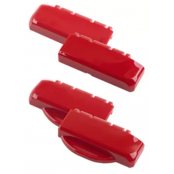 Bopla B SC HB PC-V0-3000 fecho de dobradiça policarbonato vermelho fogo RAL 3000 100 x 27 x 48,3 mm 96910000