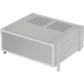 Bopla BO 62618 L BOTEGO caixa de mesa com acessórios, 307,35 x 256,9 x 65,2 mm, ABS, cinzento-claro RAL 7035 68626091.MT2