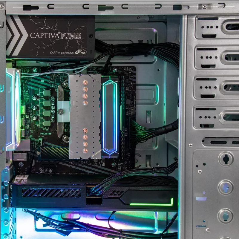 Captiva PC Advanced Gaming I98-672 (i5-14400F/RTX5060 Ti 8GB GDDR7/SSD 500GB/16GB/WLAN/sem SO)