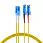EFB-Elektronik jumper duplex LC-E2000 9/125µ OS2 LSZH amarelo 2,0mm 1m O0364.1