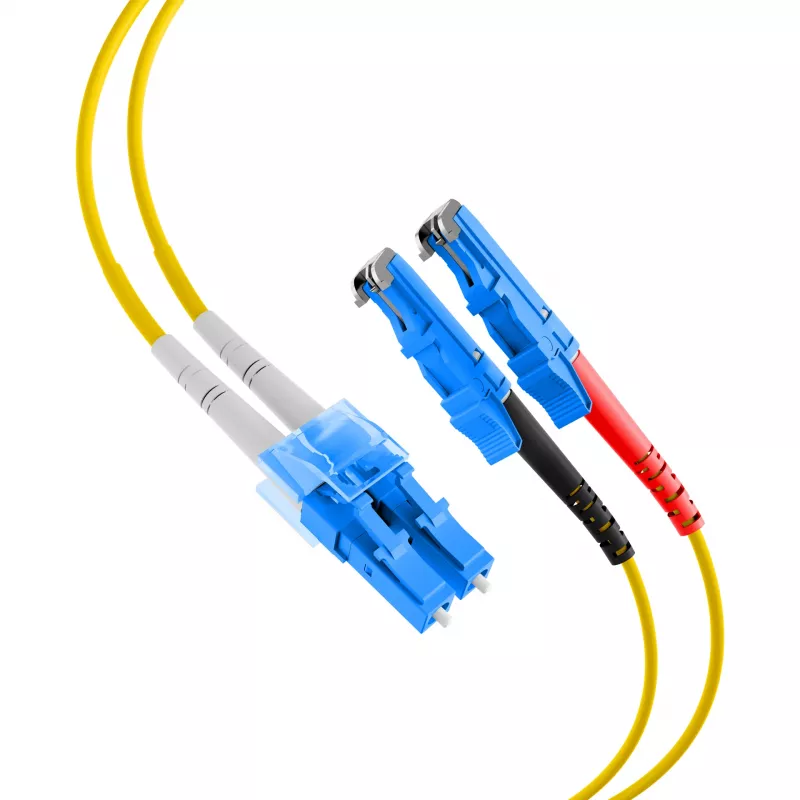 EFB-Elektronik jumper duplex LC-E2000 9/125µ OS2 LSZH amarelo 2,0mm 1m O0364.1