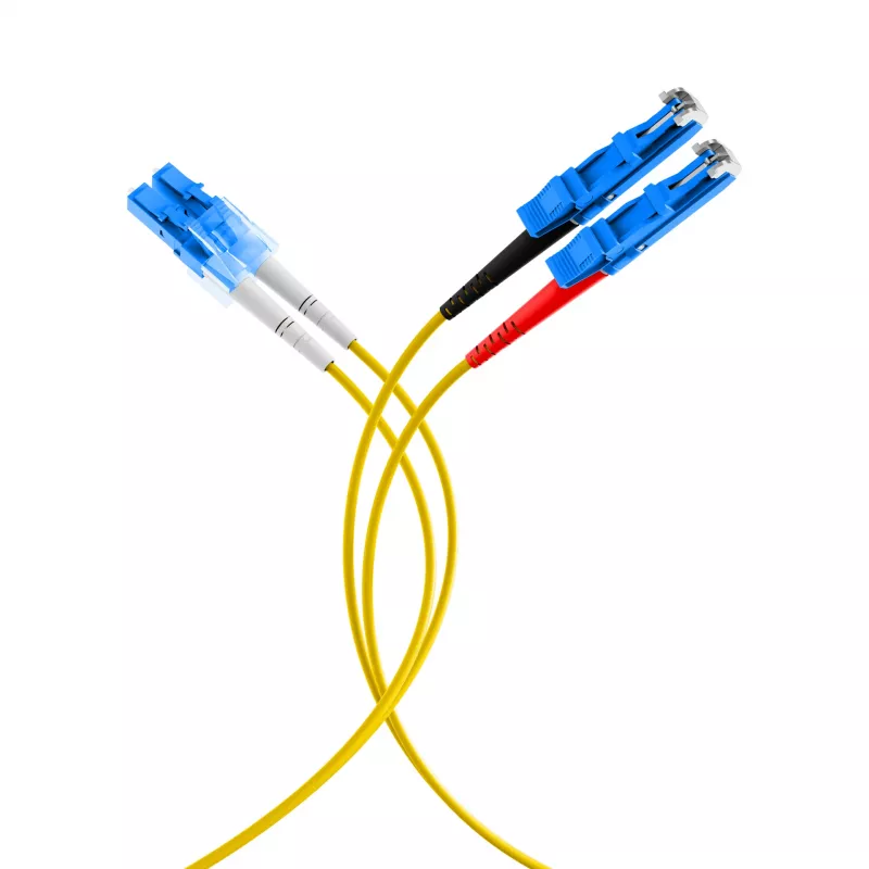 EFB-Elektronik jumper duplex LC-E2000 9/125µ OS2 LSZH amarelo 2,0mm 1m O0364.1
