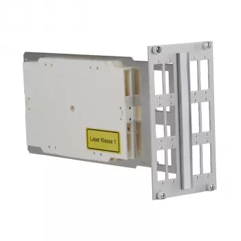EFB-Elektronik 3U 14HP suporte modular de fibra ótica para 12x SC duplex, sem equipamento 53711.24