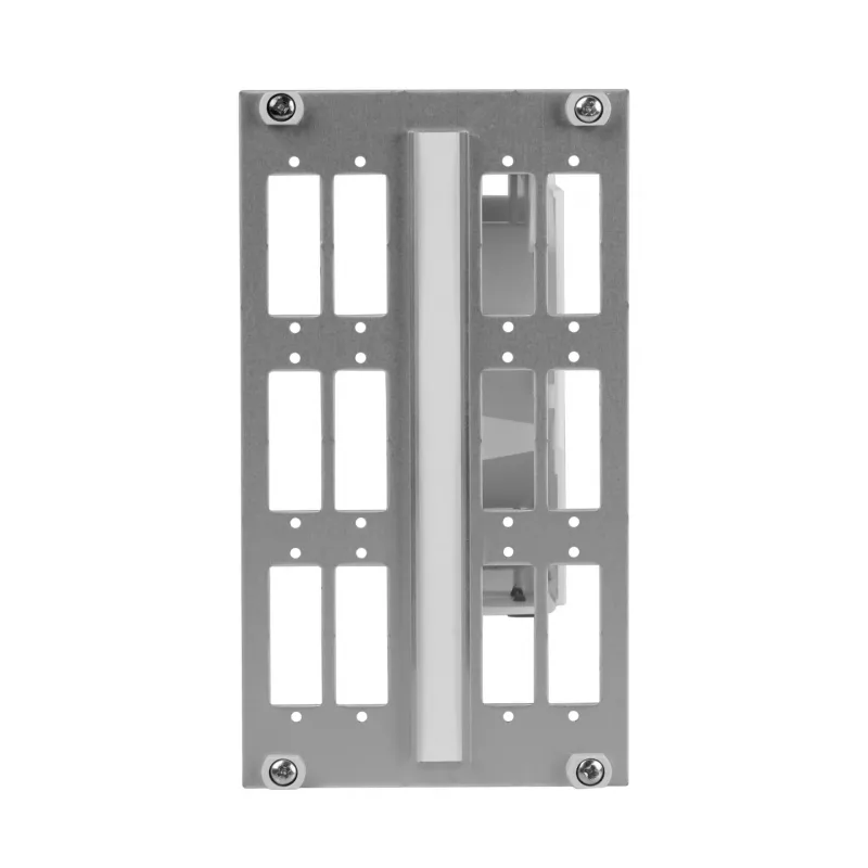 EFB-Elektronik 3U 14HP suporte modular de fibra ótica para 12x SC duplex, sem equipamento 53711.24