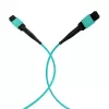 EFB cabo de patch MTP fêmea para MTP fêmea 12 fibras OM3, LSZH aqua, tipo A, 0,5 m MTPF12MTPFOM3-0,5-A