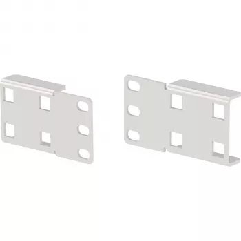 EFB PRO-PDU01.GR Conjunto de Suportes de Montagem para PDU, 1 U, RAL 7035 Cinzento Claro, 2 Unid.