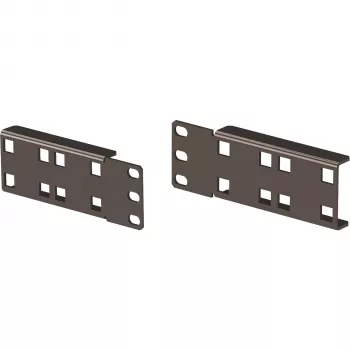 EFB PRO-PDU01.GR Conjunto de Suportes de Montagem para PDU, 1 U, RAL 7035 Cinzento Claro, 2 Unid.