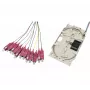 Tecline Cassete de Fusão de Fibra Ótica com 12x Pigtails OM4, SC/UPC, 2,0 m, com Código de Cores, 12 Unid. 20500026