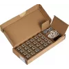 EFB E-20094-24 RJ45 Keystone Slimline/Shortbody Cat.6A Certificado por Componentes Prateado, 24 Unid.