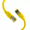 EFB Elektronik Cabo de Patch RJ45 Cat.6A S/FTP LSZH Amarelo 0,15m (K8560GE.0,15)