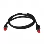 EFB Elektronik Cabo de patch Cat.7 S/FTP LSZH, RJ45, preto, 0,15 m K0700SW.0,15