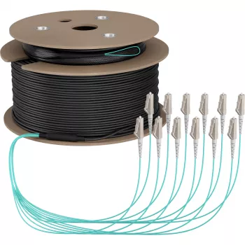 EFB Elektronik Cabo trunk U-DQ ZN BH OM3 12G 1x12 LC-LC 100m Dca LSZH - 100 m O8342S100OM3