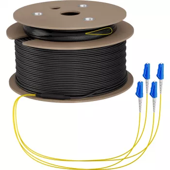 EFB Elektronik Cabo trunk U-DQ ZN BH OS2 4E 1x4 LC-LC 50m Dca LSZH G675A1 - 50 m O8303S50OS2