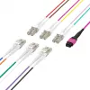 Cabo trunk MPO-PLUS (F) para LC OM4 12 fibras tipo B LSZH Erika Violeta 2m MPOF12LCOM4-2
