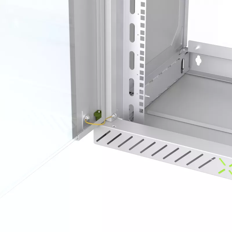 Porta de vidro EFB para caixa de parede X-Rack 12U cinzento RAL 7035 (WGX-TUR12GR.G)