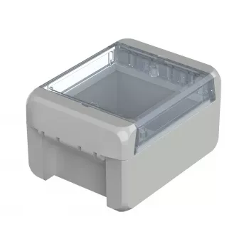 Caixa de parede BOPLA EUROMAS II, policarbonato, cinzento-claro (RAL 7035), 113 x 80 x 60 mm, IP65, IK07, UL 94 V-0 96022125