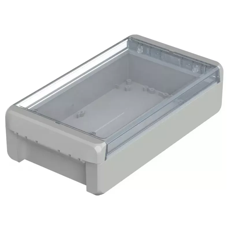 Caixa de parede BOPLA EUROMAS II, policarbonato, cinzento-claro (RAL 7035), 60x125x231 mm 96025225