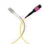 Cabo trunk MPO-PLUS (F) para LC OM4 12 fibras Tipo B LSZH violeta erika 10 m MPOF12LCOM4-10