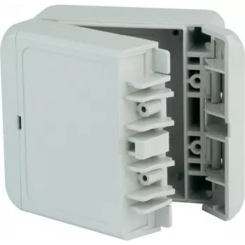 BOPLA EUROMAS II Caixa de parede, policarbonato, cinzento claro (RAL 7035), 151 x 80 x 60 mm, IP65, IK07