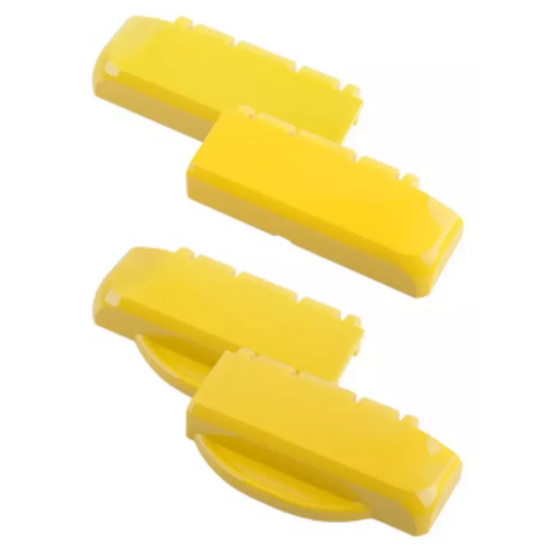 Bopla B SC HB PC-V0-1023 Fecho de dobradiça, policarbonato, amarelo trânsito, 100 x 27 x 48,3 mm 96910003