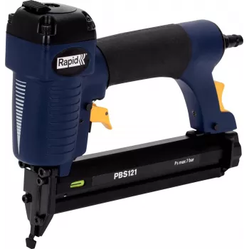 RAPID TOOLS Agrafador e pregador pneumático PBS121 azul/amarelo com mala para agrafos tipo 606 (12-30 mm) e pregos tipo 8 5000053
