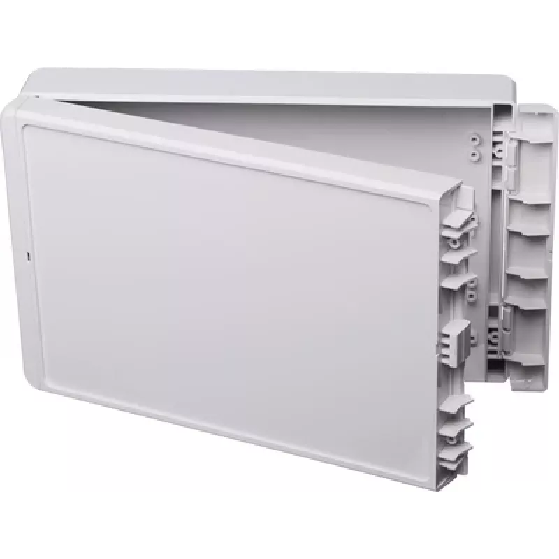 BOPLA EUROMAS II Caixa de parede, policarbonato, cinzento-claro (RAL 7035), 271 x 170 x 60 mm, IP65, IK08 96016325