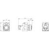 Siemens SIRIUS ACT 3SU1200-6KB10-1AA0 Sinalizador acústico, 22 mm redondo, plástico, preto, 24 V AC/DC, IP66/IP67/IP69K