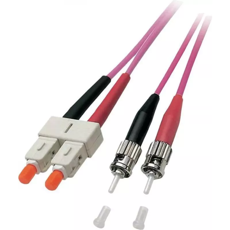 EFB Eletrónica Cabo jumper duplex SC-ST 50/125µm OM4 LSZH Erika violeta 3,0mm 20m O0347.20