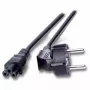 EFB Elektronik Cabo de alimentação EK550.1,8 1,8 m Preto CEE 7/7 para IEC C5