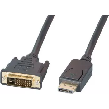 EFB Elektronik Cabo DisplayPort para DVI-D, 2 m, Preto, moldado, parafusos de orelhas K5564SW.2