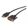 EFB Elektronik Cabo DisplayPort para DVI-D, 2 m, Preto, moldado, parafusos de orelhas K5564SW.2