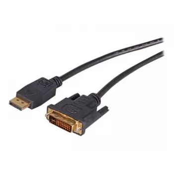 EFB Elektronik Cabo DisplayPort para DVI-D, 2 m, Preto, moldado, parafusos de orelhas K5564SW.2