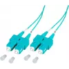 EFB Elektronik O7413.1-1.2 1m SC para SC Duplex OM3 LSZH Aqua Cabo de patch de fibra ótica SCSCOM3DAQ1
