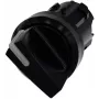 Siemens SIRIUS ACT 3SU10022BC100AA0 Cabeça de seletor rotativo, 22 mm, 2 posições, retenção, anel frontal de plástico preto, iluminável