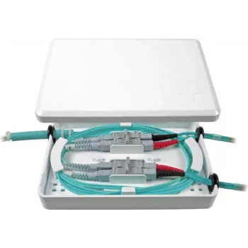 EFB Elektronik Caixa de microfusão para 4x conector fêmea SC simplex e 5 fusões de crimpagem, 53701.1V2