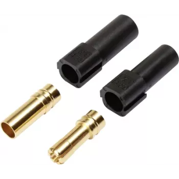 Reely XT150 Conjunto de conectores banhados a ouro, 150A, Preto XT150 Preto
