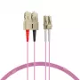 Jumper duplex EFB-Elektronik LC-SC 50/125µ OM4 LSZH Erika violeta 2,0 mm 30 m O0323.30
