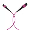 Cabo patch matriz MTP-F/MTP-F 48 fibras OM4 EFB Elektronik, LSZH Erika violeta, código A, 25 m MTPF48MTPFOM4-25-A