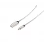 Cabo Exertis Connect 39910214 USB-C para USB-A, 1 m, USB 3.2 Gen 1, prateado