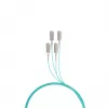 Cabo trunk de fibra ótica multimodo OM3 EFB Elektronik, 4 fibras, SC-SC, 10 m, LSZH, Dca O8301S10OM3