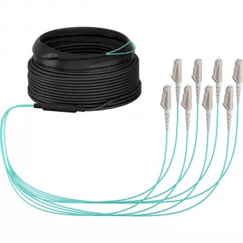 Cabo trunk U-DQ ZN BH OM3 8G 1x8 LC-LC EFB Elektronik 10 m Dca LSZH O8322S10OM3