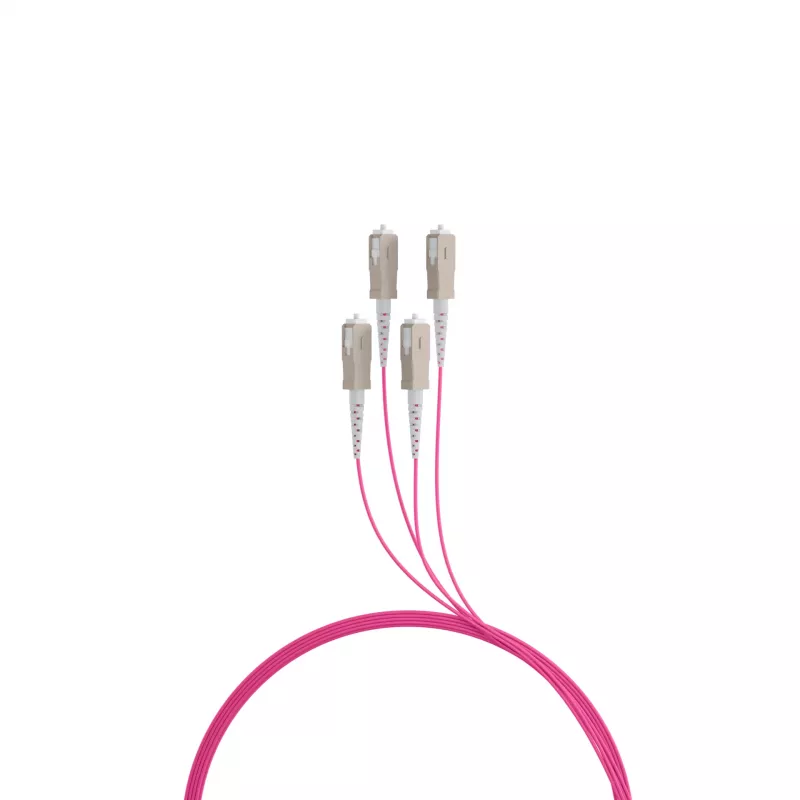 EFB Elektronik cabo trunk U-DQ ZN BH OM4 4G 1x4 SC-SC 90m Dca LSZH - 90 m O8301S90OM4